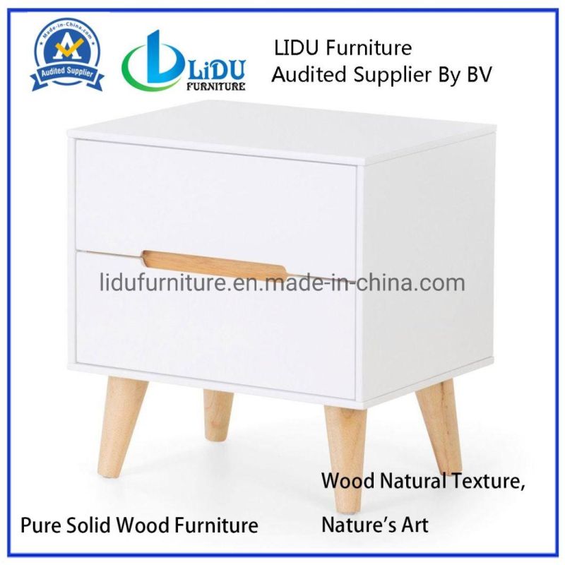 Drawer Wood Small White Corner Storage Cabinet with Drawers