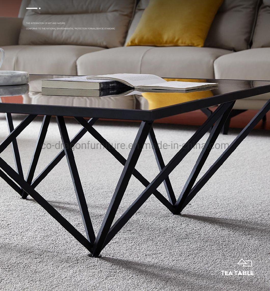 Chinese Supplier Living Room Furniture Design Modern Glass Coffee Table