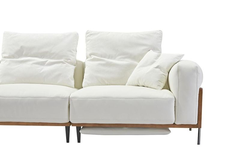 Tomo Modern Design Furniture Genuine Leather Home Living Room Recliner Sofa