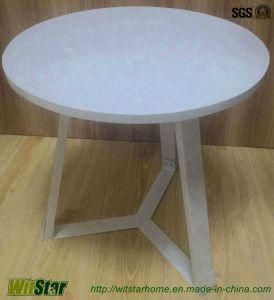 Round Metal Wood Coffee Table (WS16-0182, Living Room furniture)