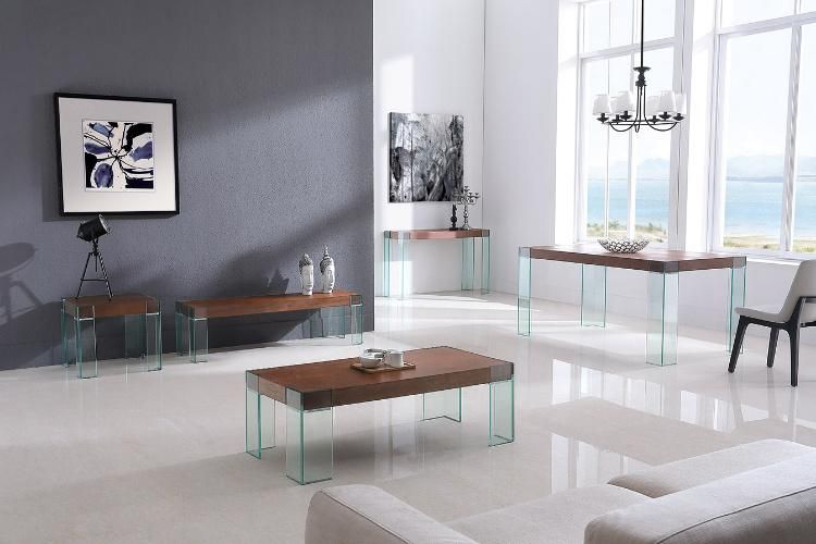 Simple Design Living Furniture Glass Tea Tables