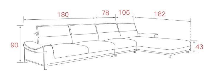 Hot Sell Modern Leisure Office Meeting Sofa Furniture for Home