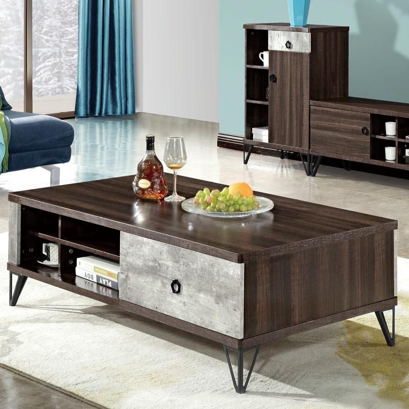 Minimalist Living Room Furniture Coffee Table TV Cabinet Combination Set