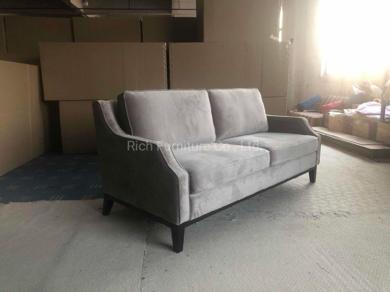 Modern Living Room Home Leisure Velvet Furniture Set Sofa Couch for Hotel Event Usage