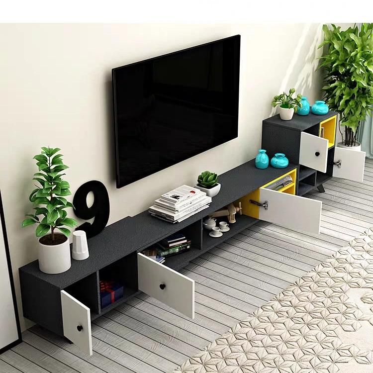 Foshan Home Hotel Furniture TV Unit Cabinet Coffee Table New Style TV Stand