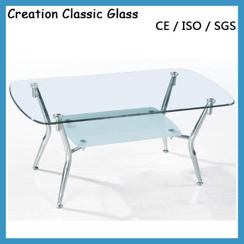 4mm Tempered Glass Table Top Shelf Glass Circle Tabletop Glass