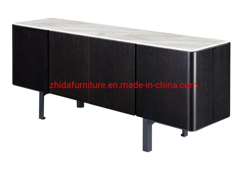 Modern Black Wooden Cabinet Home Hotel Bedroom Living Room TV Stand