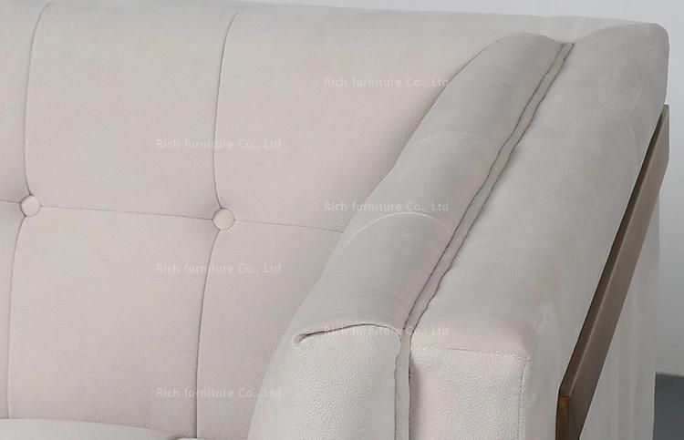 Leisure Modern Luxury Sectional Furniture Fabric Couch Living Room Sofa