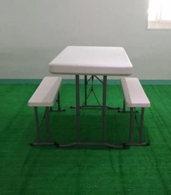 HDPE Blow Molding Plastic Folding Beer Outdoor Table Bench