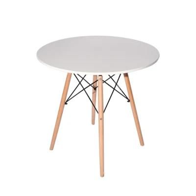 Simple Small Round Table Solid Color Art Bedside Living Room Small Coffee Table