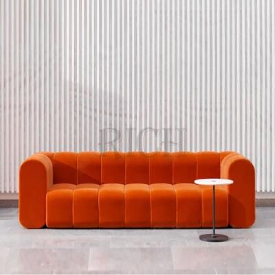 Italy Design Home Sofa Couch Living Room Furniture Leisure Luxury Fabric Sofa