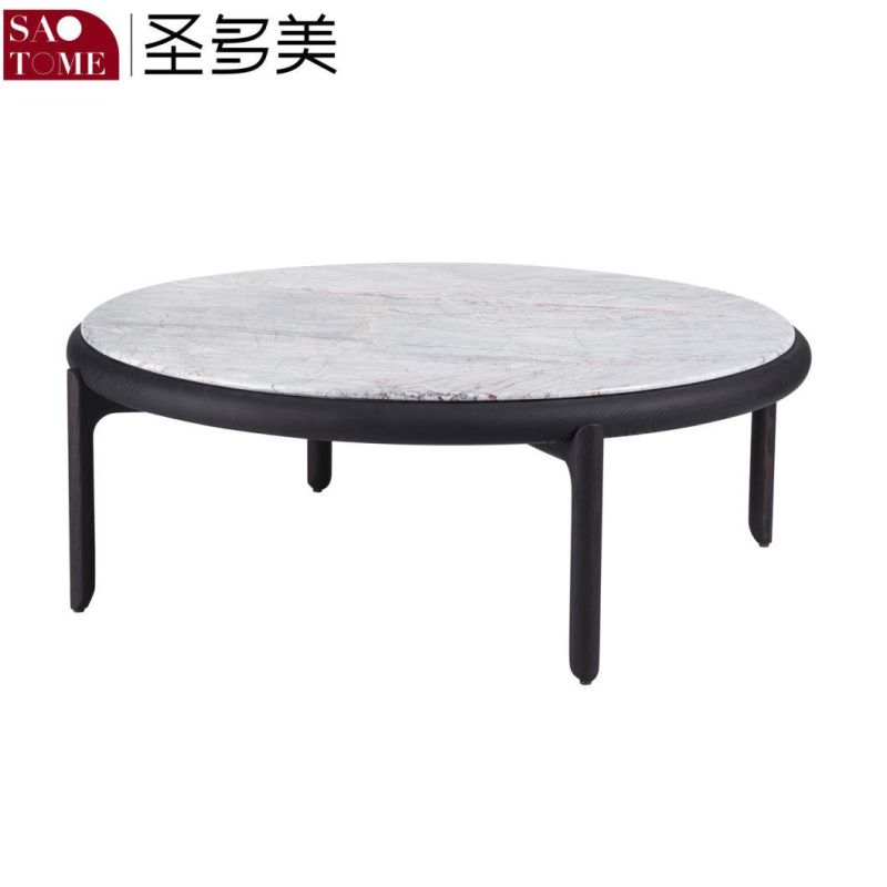 Simple Design Wooden Round Living Room Round Table