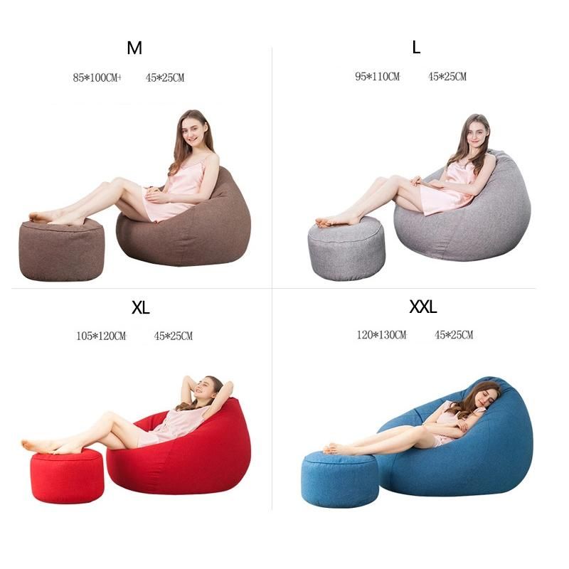 Fashion Comfortable Coffee Lounger Sofa Chair Big Lazy Bean Bag