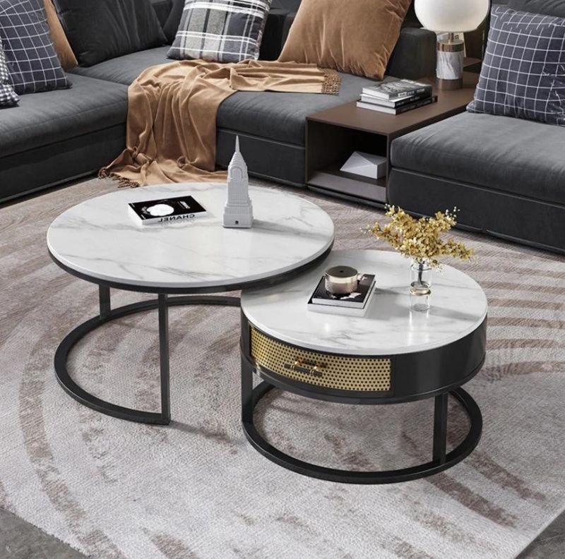 Free Sample Italian Furniture Tempered Glass Coffee Table Console Table