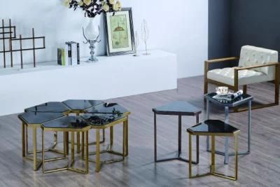 New Design Marble Coffee Table Set for Home Restaurant Furniture