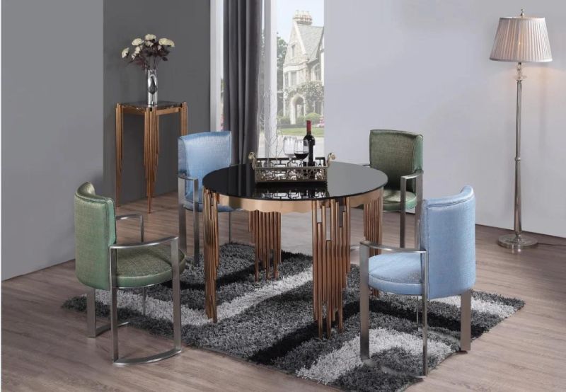 Metal Furniture Round Small Coffee Table Sets