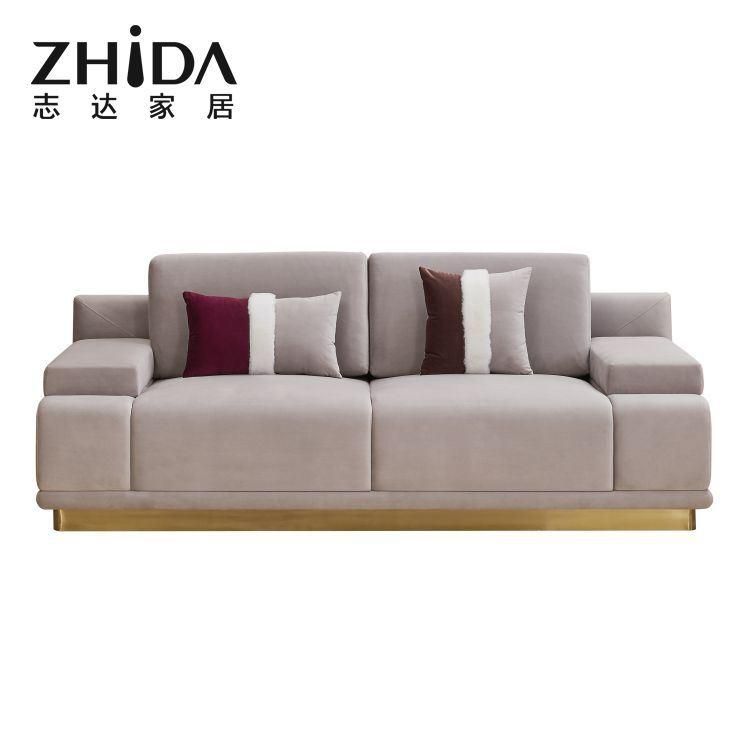 New Luxury Italian Style Curved Shape Sofas 3/4 Seaters Available Villa comfort Sofa Couch Foshan Sofa Manufacturer