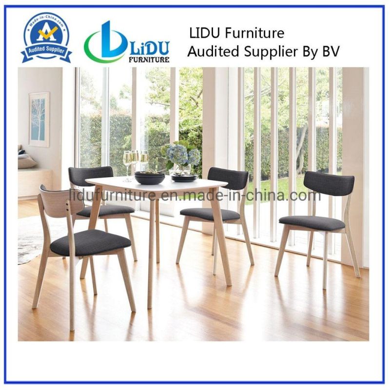 Modern Dining Room Side Chairs with Fabric Cushion Seat