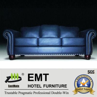 Fashion Color Design Leather Sofa Set Hotel Sofa Set (EMT-SF34)