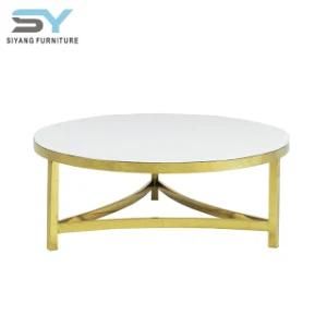 Living Room Furniture Marble Table White Coffee Table Centre Table