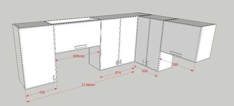 Tea Cabinet and Tea Table Made of Full Aluminum No Formaldehyde Environmental Friendly