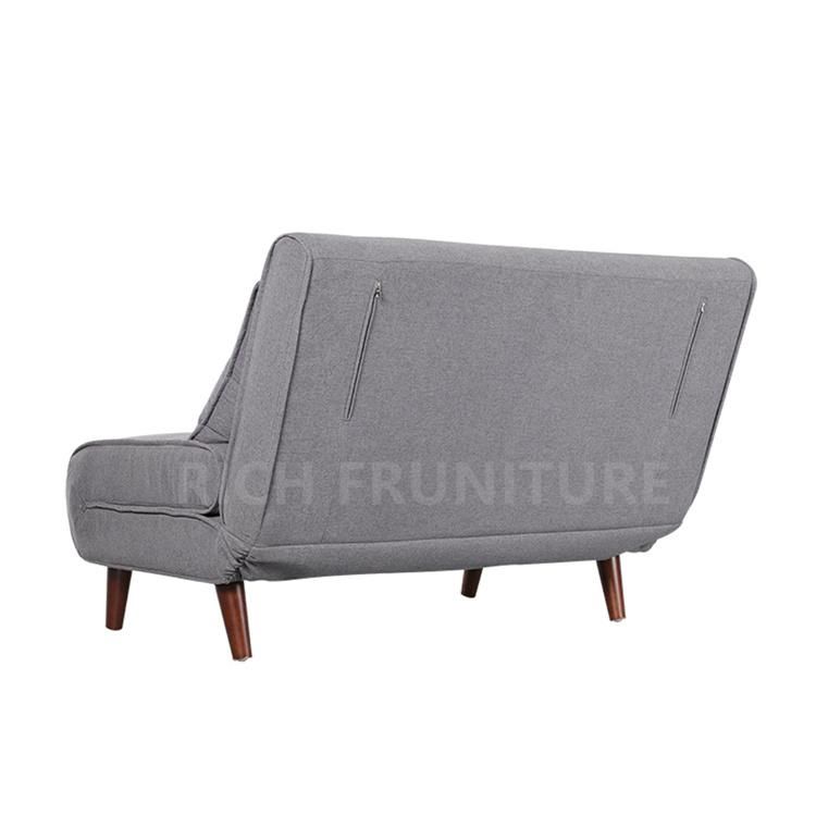 Linen Fabric Simple Living Room Sofa Bed