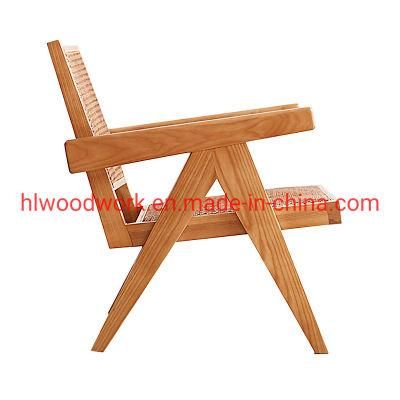 Little Rattan Sofa / Rattan Chair Rubber Wood Frame Rattan Seat Leisure Sofa Armchair Resteraunt Sofa