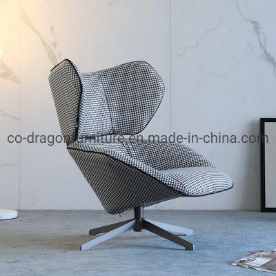 Modern Home Furniture High Back Swivel Leisure Chair with Fabric