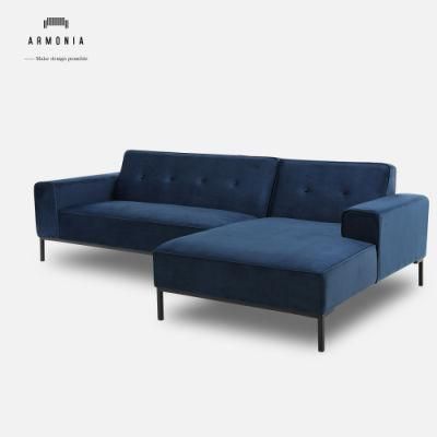 Wooden Legs High-Density Sponge Leisure Sofa Corner Sectional Sofa