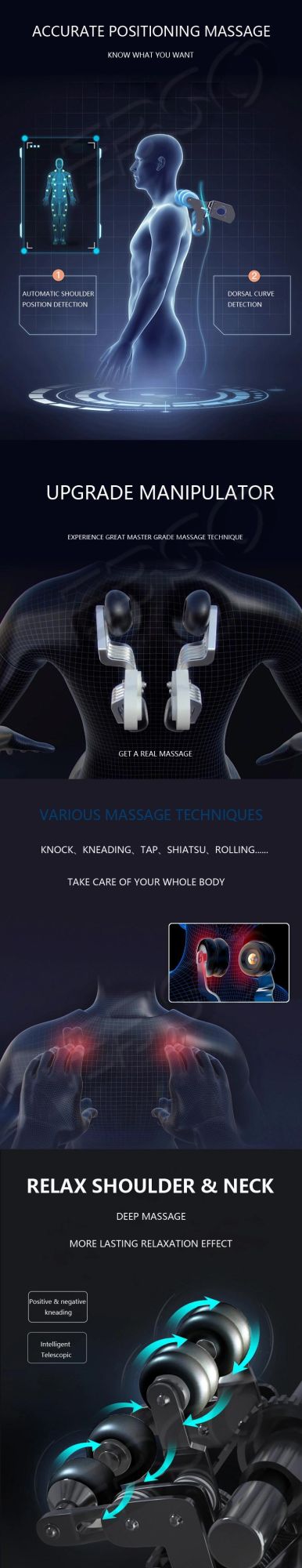 4D Zero Gravity Full Body Massage Chair Luxury Massage Chair Massage Chair