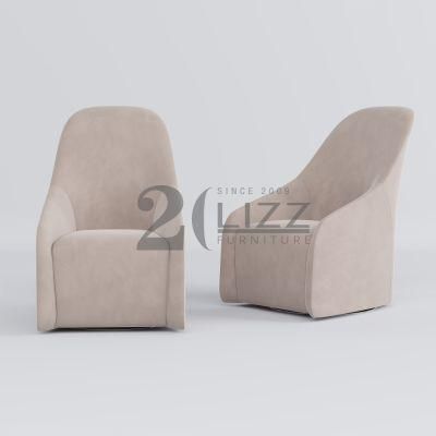 European Modern Home Furniture Leisure Velvet Fabric Single Sofa Chair for Hotel Living Room Office Furniture