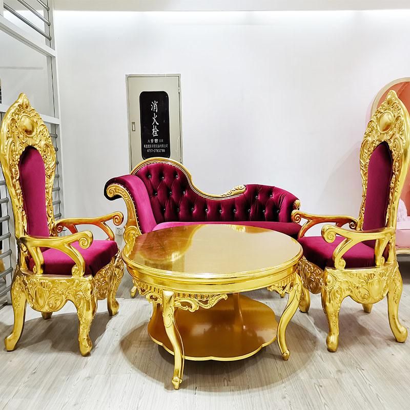 Hot Sale Royal Throne Chairs for Wedding King Throne Chair