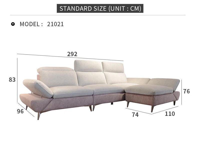 Modern Living Room Sofa Technology Fabric Latex Sofa Home Furniture Set