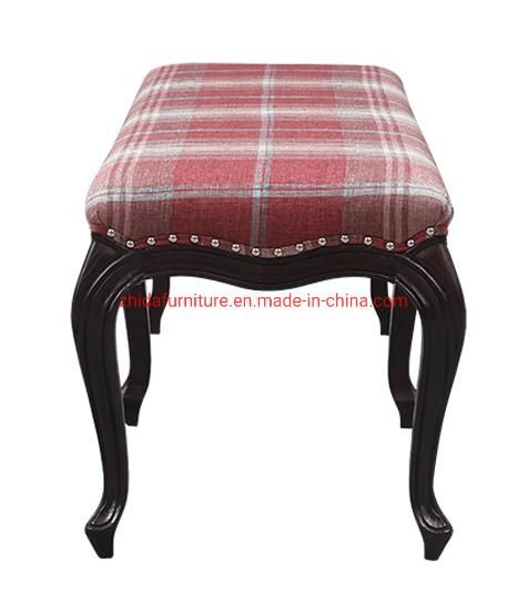 Antique Style Wooden Furniture Living Room Bedroom Stool