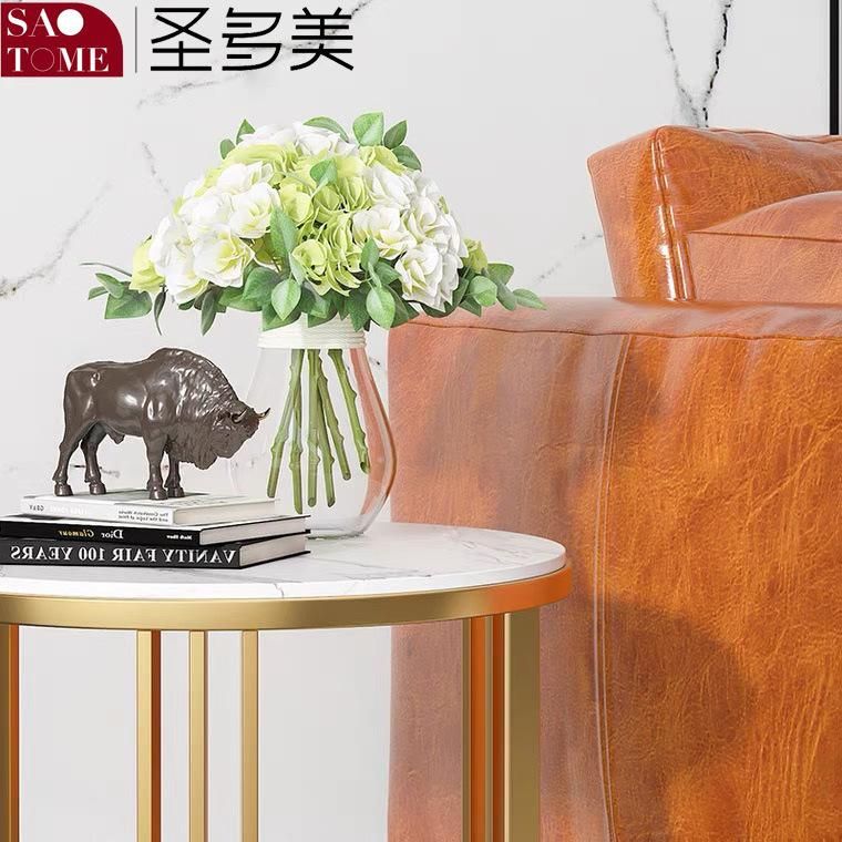 Modern Living Room Furniture Matte Rock Board Tea Table