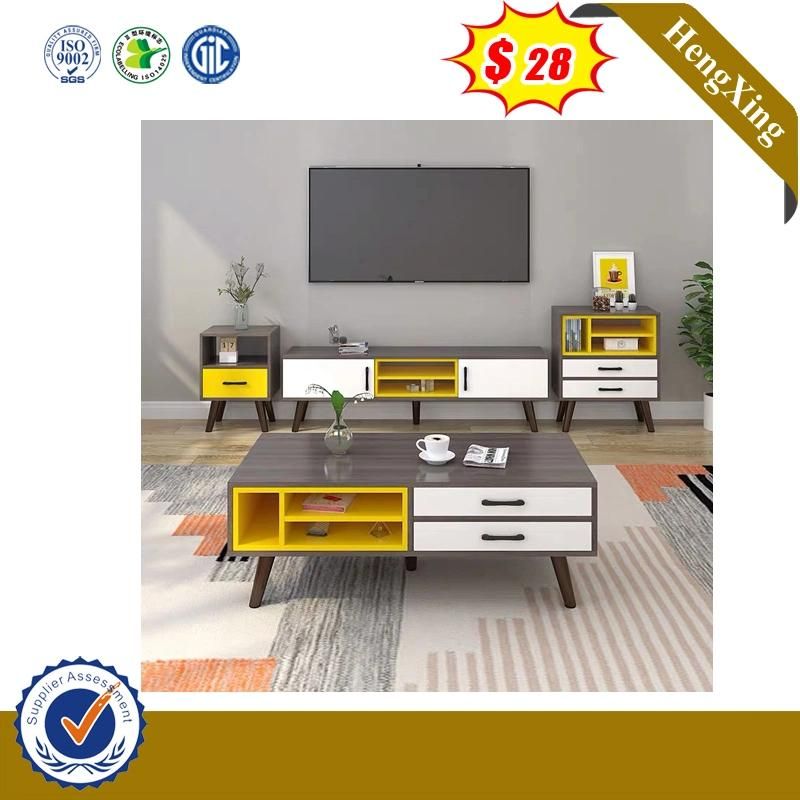 2020 Modern Plasama Simple No Handle Design Office Plastic TV Table