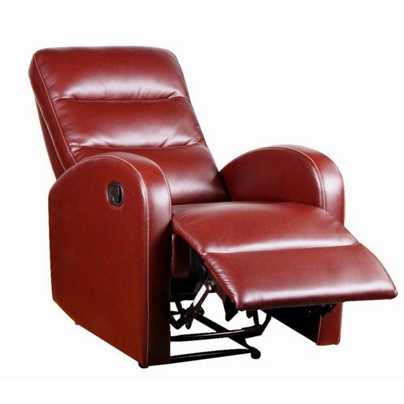 Jky Furniture Modern Design Space Saving Leather Manual Recliner Chair with Massage Function