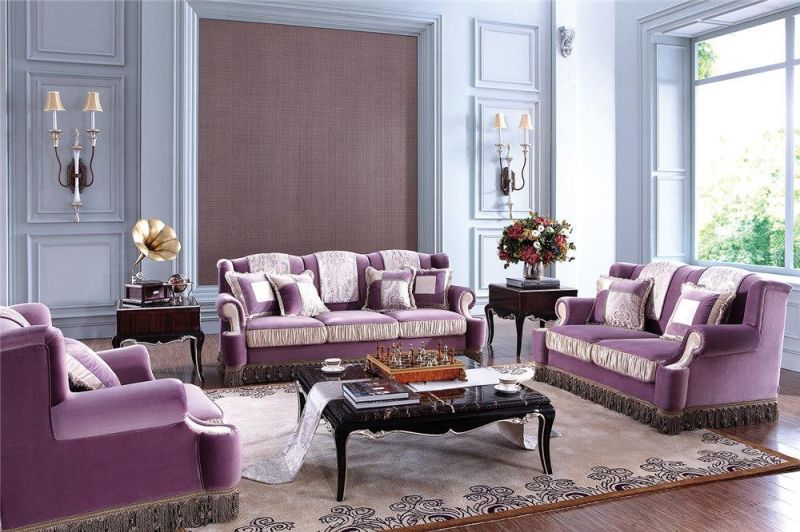 Home Furniture New Classical Sectional Fabric Sofa