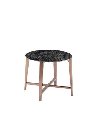 High Quality Coffee Round Marble Top Stainless Steel Gold Side Tea Tables