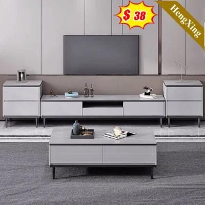 Quality Popular Wood Home Living Room Bedroom Furniture Marble Top TV Stand Coffee Table