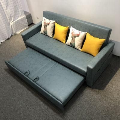 Folding Sofa Bed Small Apartment Multi-Functional Sofa Bed Fabric Removable