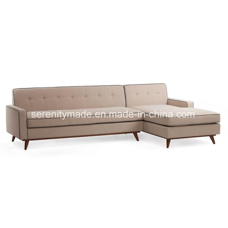 Americian Style Modern Couch Living Room Fabric Tufted Sofa Set