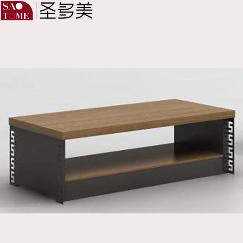 Modern Home Office Furniture Walnut Square Coffee Table