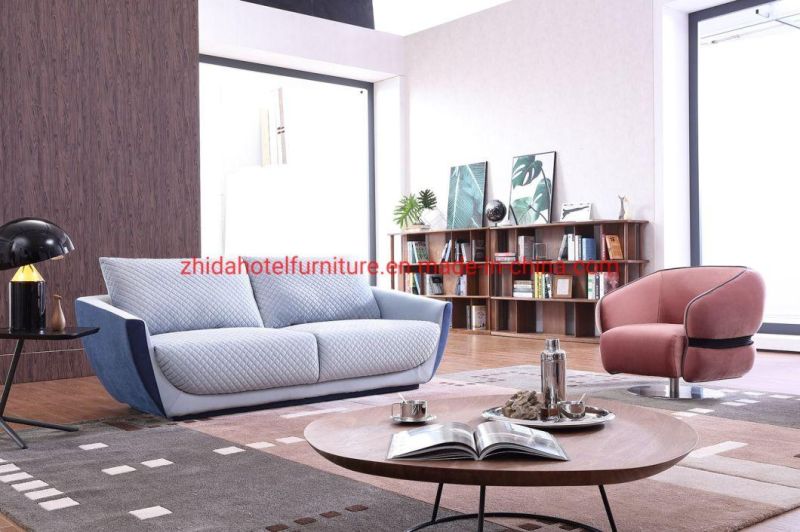 Modern Feather Cushion Living Room Furniture Hotel Reception Sofa