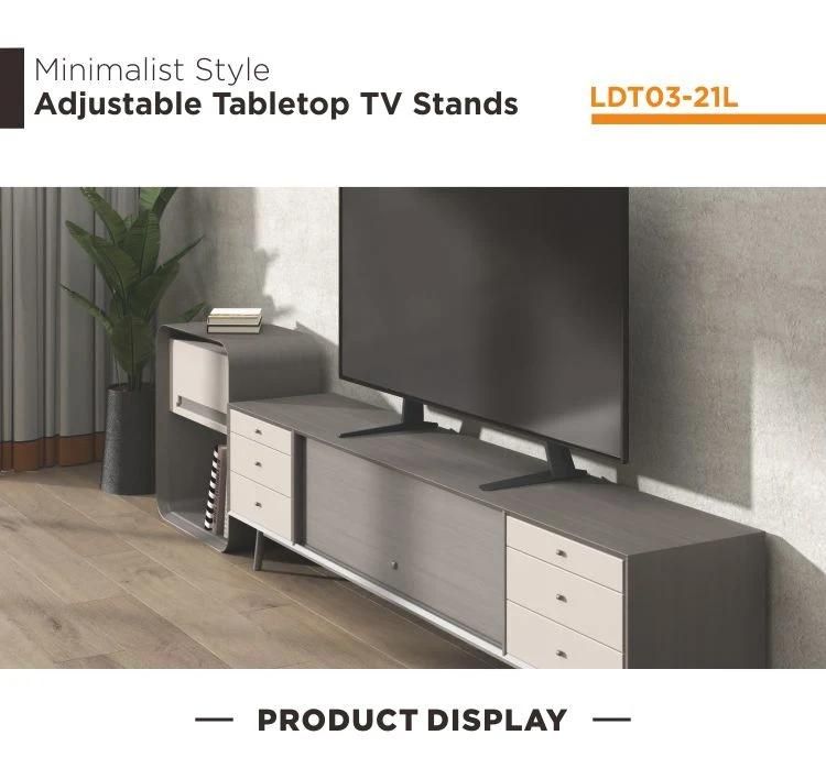 Minimalist Style Adjustable Tabletop TV Stand