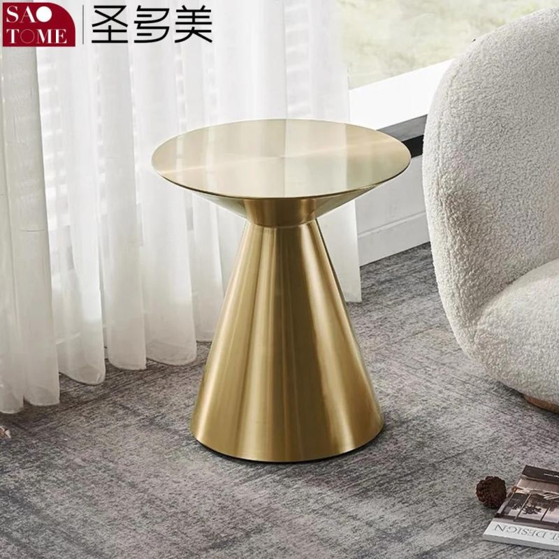 Modern Popular Living Room Furniture T-Shaped Round Tea Table