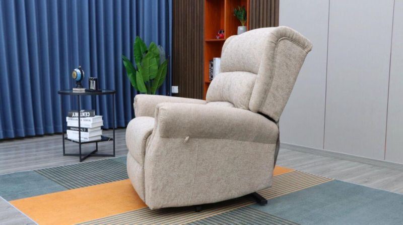 Jky Furniture Chenille Power Electric Assist Lift Recliner Chair Reclining with Massage Function and for The Elderly