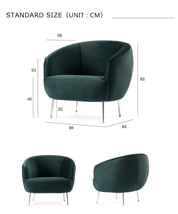 High Quality Modern Hotel Furniture Single Sofa Chair