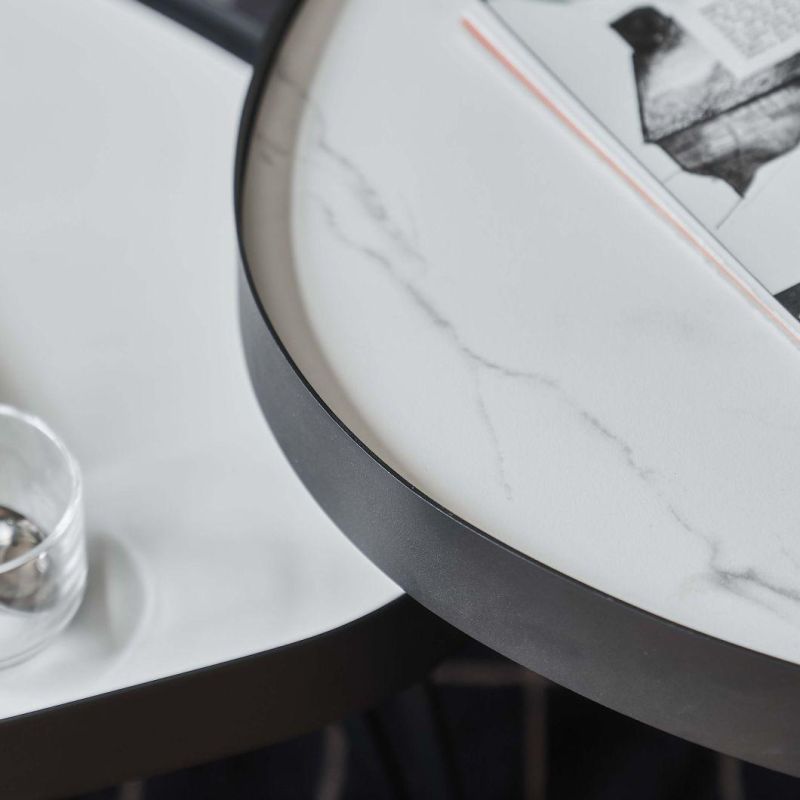 CT133A Coffee Table, Latest Design Ceramic Top Coffee Table, Italia Design Home and Hotel Furniture Customization