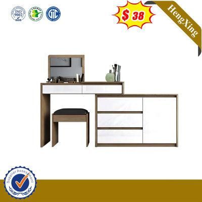 White Color Wooden Home Bedroom Living Room Furniture Children Kids Dresser Study Table